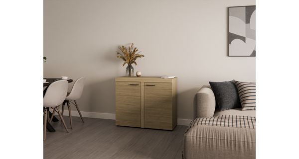 Komoda KADEN 2D, dub olejovaný
