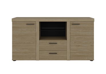 Komoda KADEN 2D2S, dub olejovaný