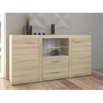 Komoda KADEN 2D2S, dub sonoma