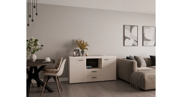 Komoda KADEN 2D2S, pískově béžová