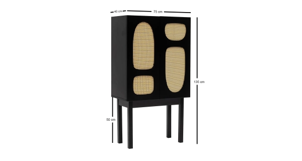 Komoda KLEMOR typ 1, černá