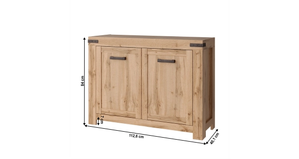 Komoda LIBERATA 2D, dub wotan