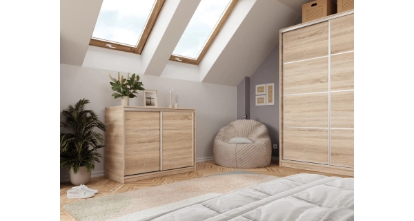 Komoda LITOLARIS 120, dub sonoma