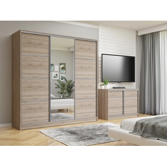 Komoda LITOLARIS 120, dub truflový