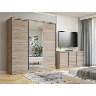 Komoda LITOLARIS 180, dub truflový