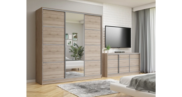 Komoda LITOLARIS 180, dub truflový