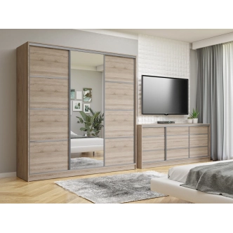 Komoda LITOLARIS 200, dub truflový