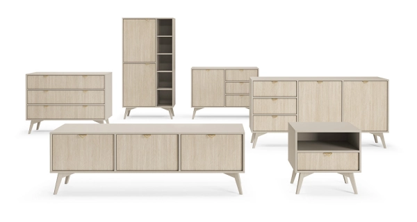 Komoda LOIS 1D3S, béžová