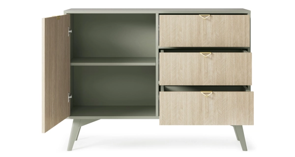 Komoda LOIS 1D3S, eukalypt