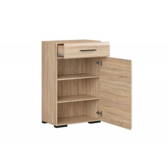 Komoda MIRASOL 1D1S, dub sonoma, 5 let záruka