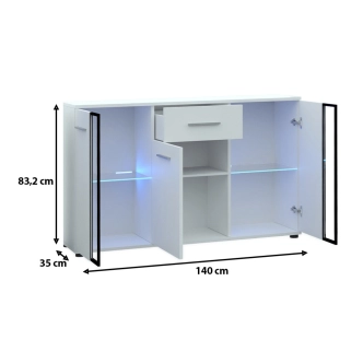 Komoda MIWA, dub sonoma