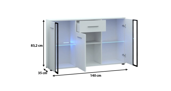 Komoda MIWA, dub sonoma