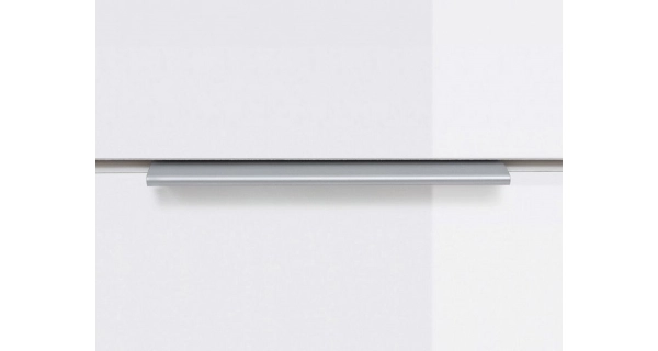 Komoda MOCHO 4D, dub wotan/bílý lesk