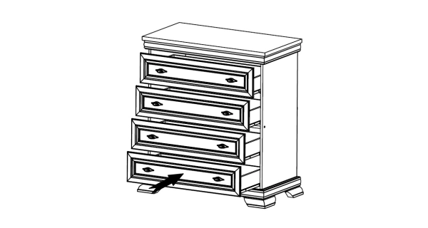 Komoda MONEDULA 2, samoa king