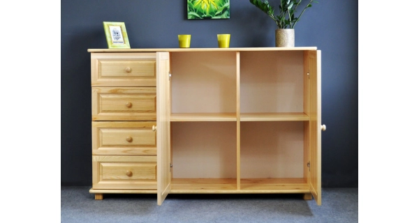 Komoda NEFTYS 152, masiv borovice