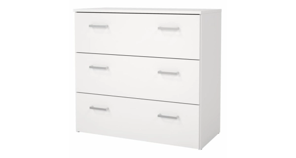 Komoda ORNITOGAL 3, bílá