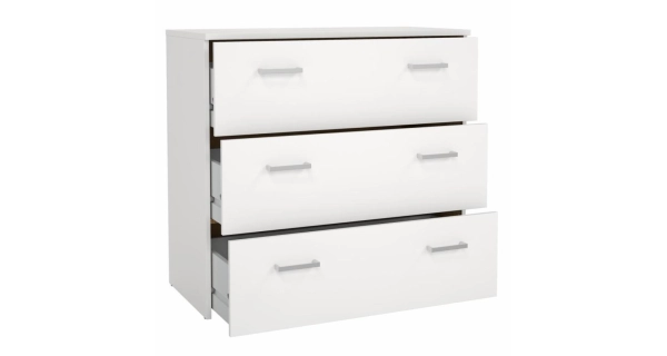 Komoda ORNITOGAL 3, bílá