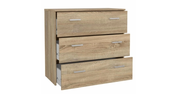 Komoda ORNITOGAL 3, dub sonoma