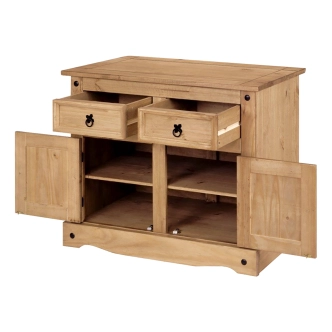 Komoda PIMBOW 2D2S, masiv borovice, vosk