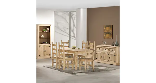 Komoda PIMBOW 4 zásuvky, masiv borovice, vosk