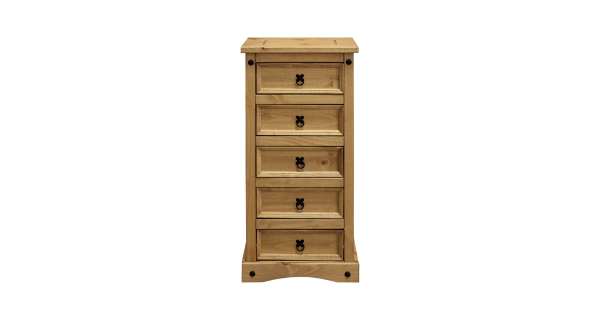 Komoda PIMBOW 5 zásuvek, borovice