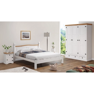 Komoda PIMBOW, bílý vosk