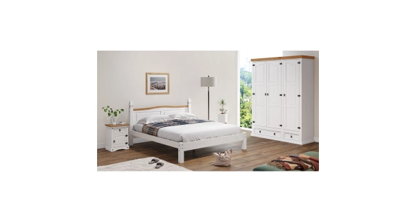 Komoda PIMBOW, bílý vosk