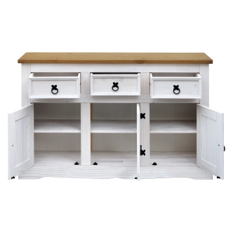 Komoda PIMBOW, bílý vosk