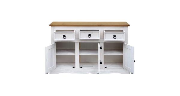 Komoda PIMBOW, bílý vosk