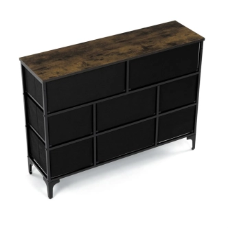 Komoda PONBELQUIN s 8 zásuvkami, vícebarevná