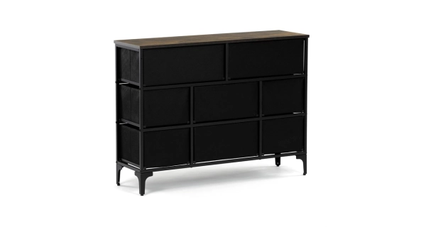 Komoda PONBELQUIN s 8 zásuvkami, vícebarevná