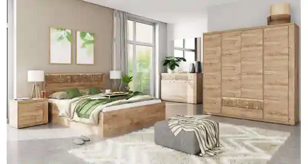 Komoda PULCHERIA 2D1S, dub ribbeck/kostka