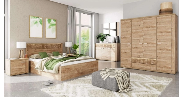 Komoda PULCHERIA 2D2S, dub ribbeck/kostka