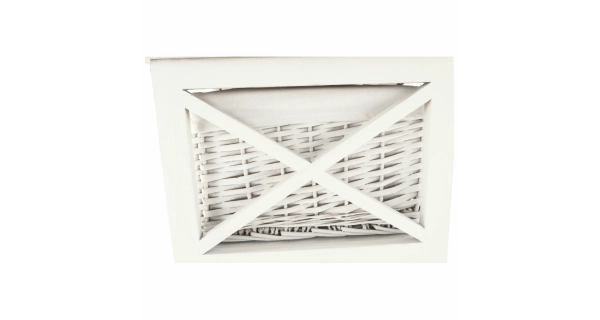 Komoda s 9 koši TAYAS, bílá