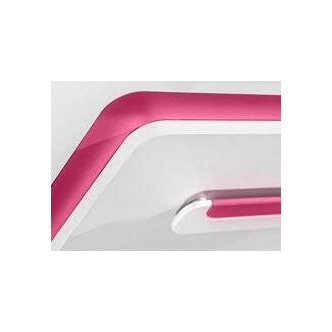 Komoda s barem ORAKI, antracit/růžová