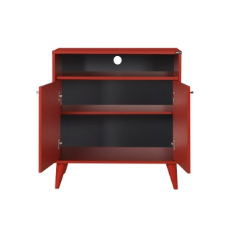 Komoda SACABAYA, červená DOPRODEJ