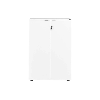 Komoda se zámkem CORNO, bílá