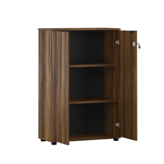 Komoda se zámkem CORNO, ořech Oslo