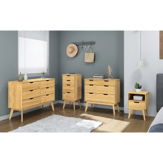 Komoda SIMIR 6S, masiv borovice