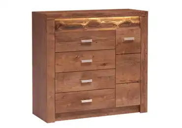 Komoda SWED S17, jasan světlý