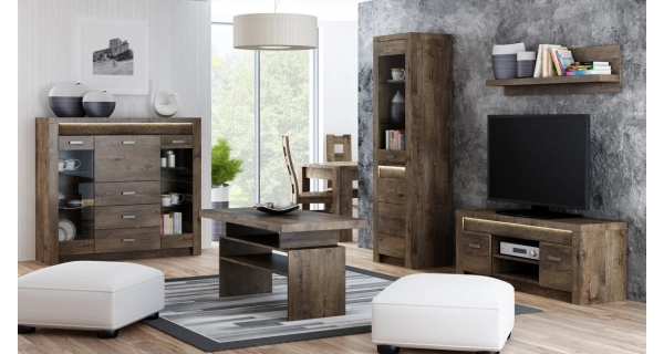 Komoda SWED S6, jasan tmavý