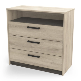 Komoda TODY 3S, dub kronberg/dub waterford