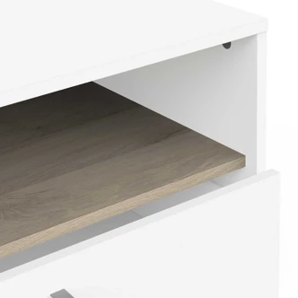 Komoda TODY 6S, bílá/dub kronberg