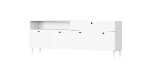 Komoda TORVIAN 200, bílá