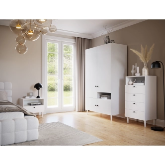 Komoda TORVIAN 60, bílá