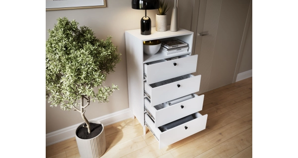 Komoda TORVIAN 60, bílá