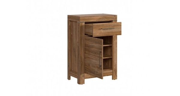 Komoda VALDIVIA 1D1S, dub stirling, 5 let záruka