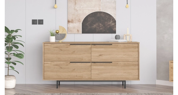 Komoda VELVON typ 1, vlašský ořech