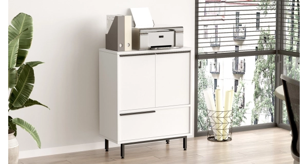 Komoda VELVON typ 2, bílá