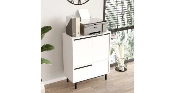 Komoda VELVON typ 2, bílá